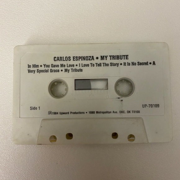 Carlos Espinoza My Tribute 1984 Upward Productions 70309 Cassette VG+ - Picture 4 of 5
